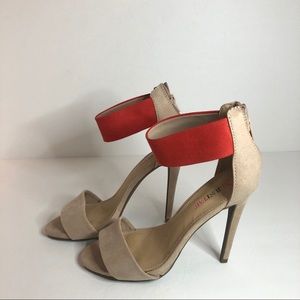 JustFab suede heels